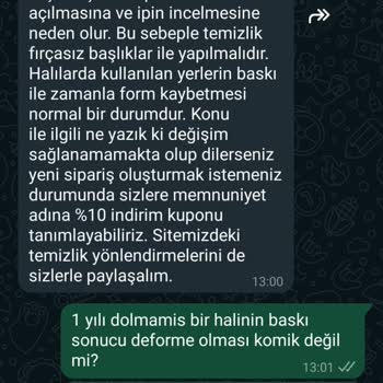 Capri Halı Aşınma Sorunu Ve Firma İlgisizliği