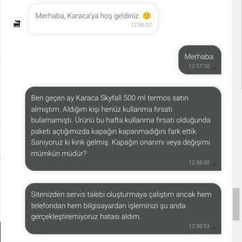 Karaca'dan Gelen Hayal Kırıklığı: Kırık Ürün Ve Yetersiz Destek