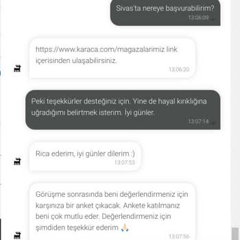 Karaca'dan Gelen Hayal Kırıklığı: Kırık Ürün Ve Yetersiz Destek