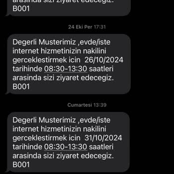 İnternet Nakil İşlemi Ve İletişim Sorunları