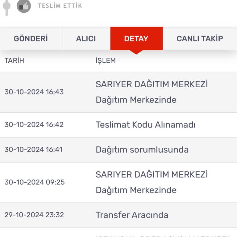 Kargom Sarıyer'de Mahsur Kaldı: D&R Ve Kargo Firması Arasında Kayıp
