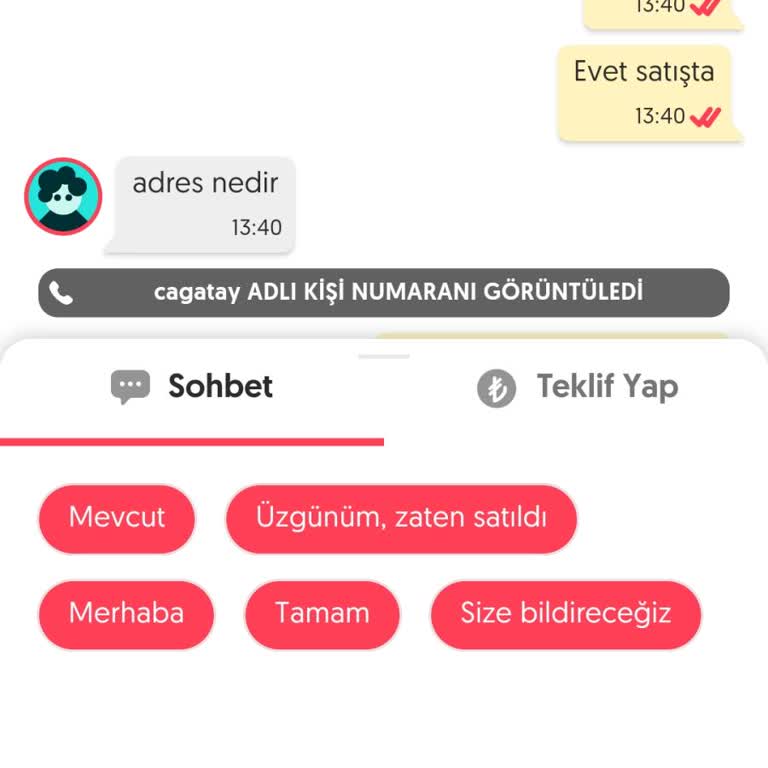 Letgo'da Gizli Numaraların Görüntülenmesi Sorunu