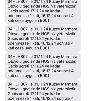 Yanlış HGS İhlal Bildirimi Sorunu