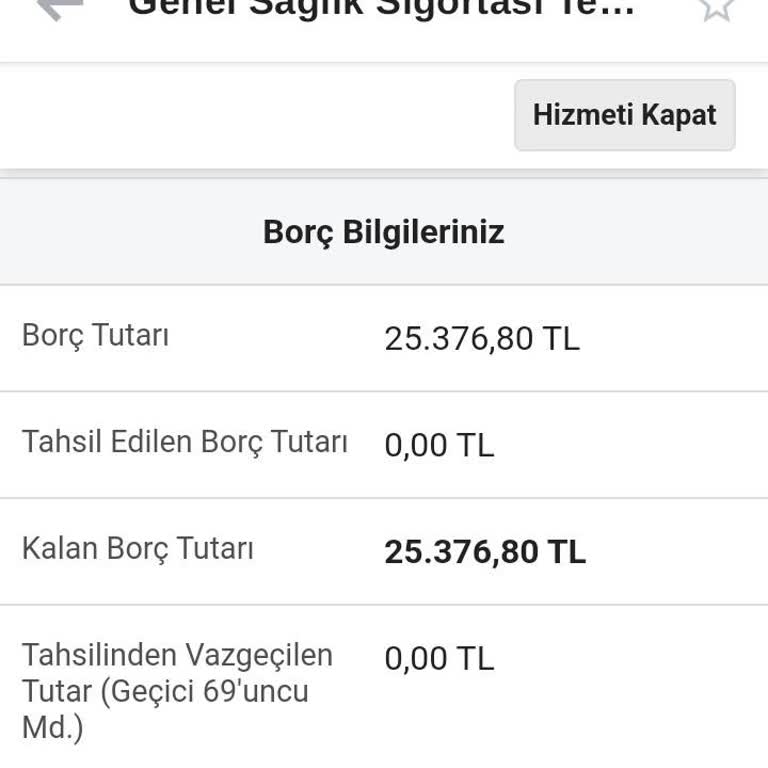 GSS Prim Borcu Mağduriyeti Ve Faiz Yükü