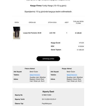 Kalitesiz Kumaş Ve Müşteri Hizmetleri Hayal Kırıklığı