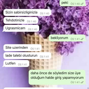 Sipariş Onayı Ve İletişim Sorunları