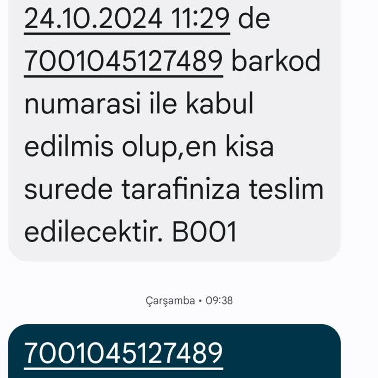 PTT Kargo'nun Yanlış Teslimat Bildirimi Sorunu