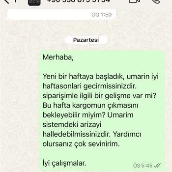 5 Haftadır Bekleyen Sipariş: Sabır Tükeniyor