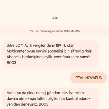 Vodafone'dan İzinsiz Abonelik Ve Müşteri Hizmetleri Sorunları