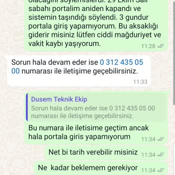Dusem Portal'ın Erken Kapatılması Ve Hak İhlali