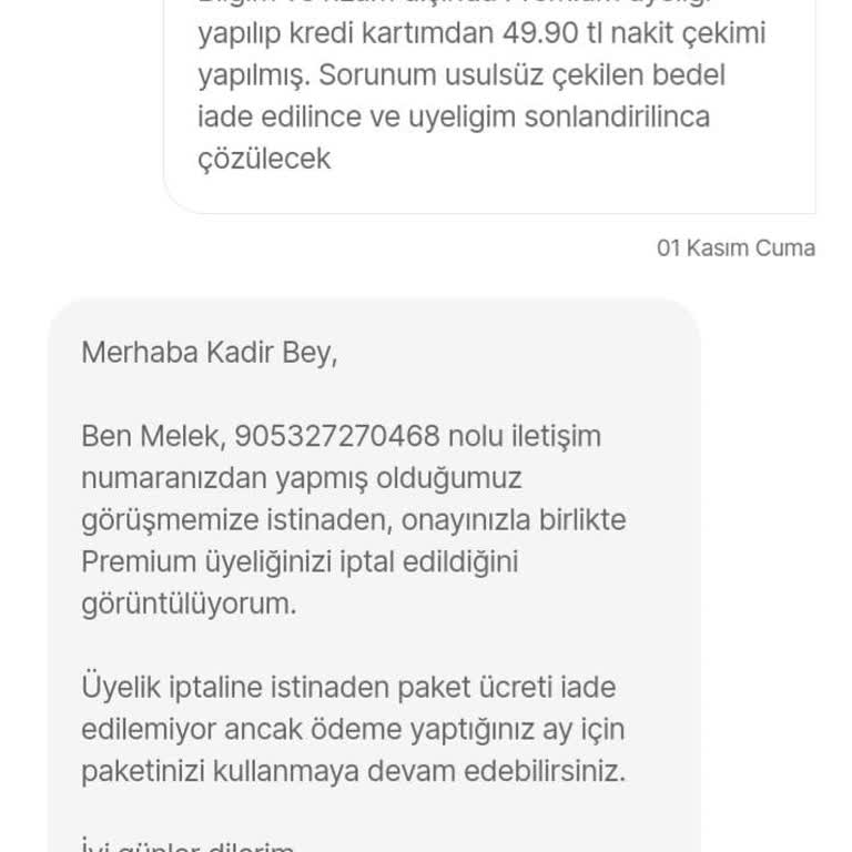 Hepsiburada'dan Habersiz Premium Üyelik Ve Haksız Kesinti