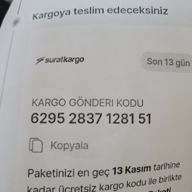 Sürat Kargo'nun Yetersiz Hizmeti Ve İletişim Sorunları