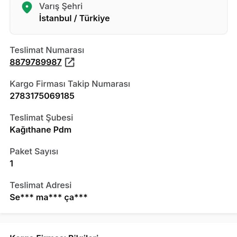 Teslim Edilmeyen Kargo Ve Ulaşılamayan Müşteri Hizmetleri Sorunu