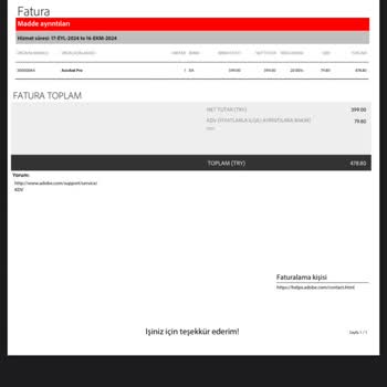 Yanlış İşlenen Adobe Planı Ve Haksız Ücret Kesintisi