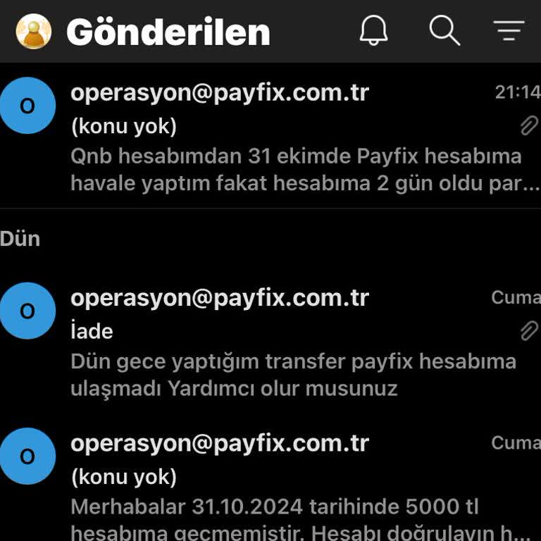 Payfix Para İadesi Ve Ulaşılamayan Müşteri Hizmetleri