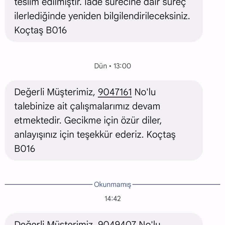 İade Edilmeyen Ürün İçin Geciken Para İadesi