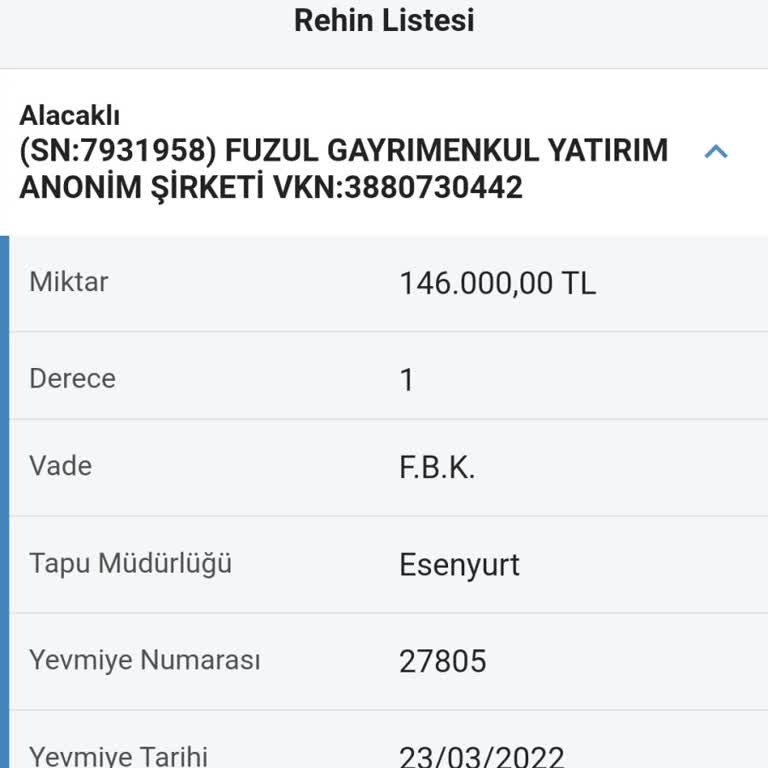 Fuzul Ev'den İpotek Sorunu