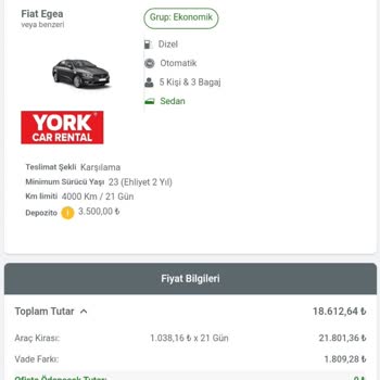 Obilet Araç Kiralamada Yanlış Ödeme Ve İade Sorunu