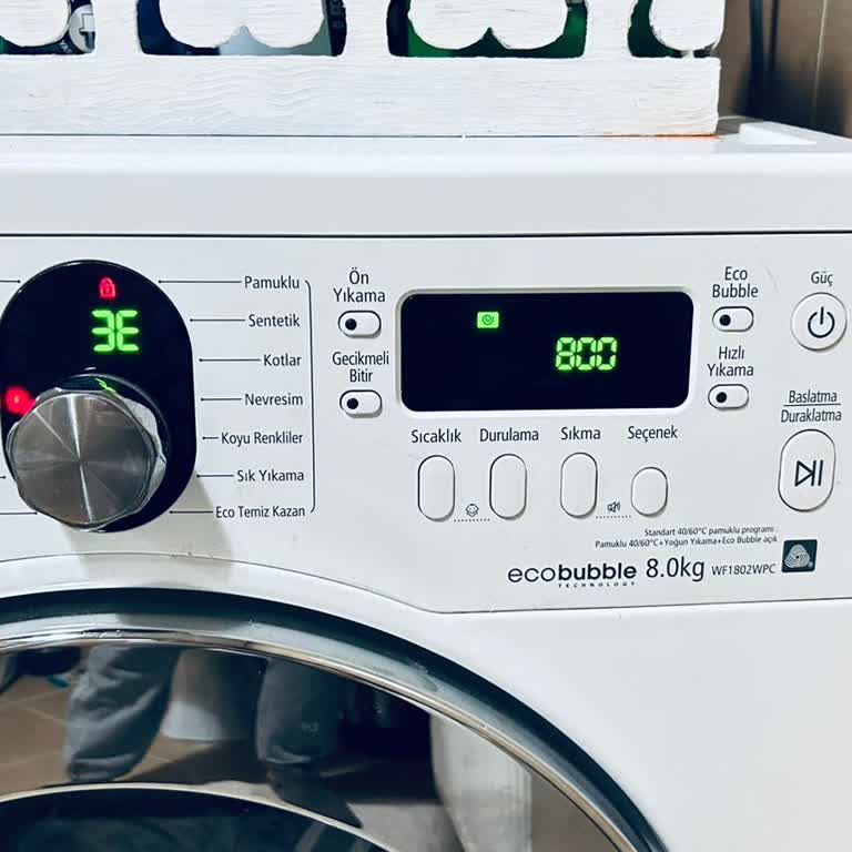 Samsung Çamaşır Makinesi Sıkma Sorunu Çözülemiyor