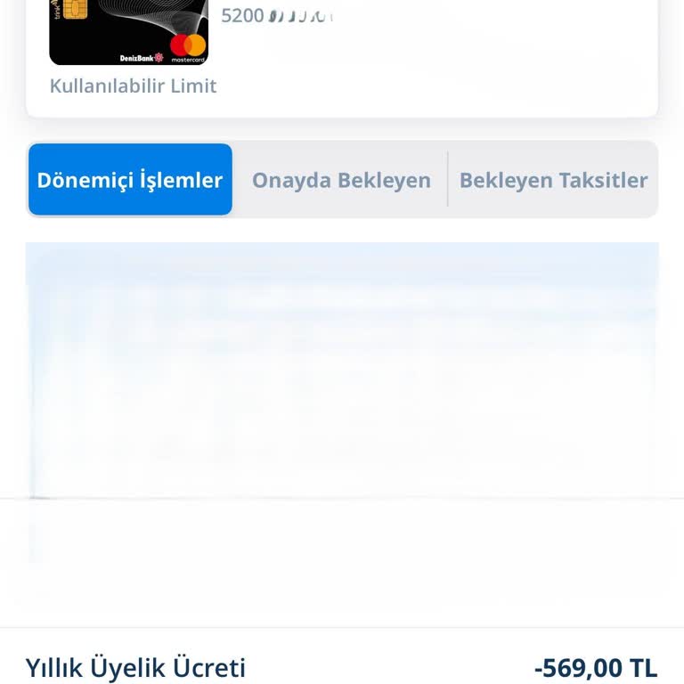 Kart Aidatı İadesi Talebi Ve Müşteri Hizmetleri Sorunu