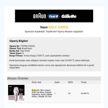 Braun IPL Silk Expert Pro 5 Defekt nach kurzer Nutzung und keine E-Rechnung erhalten