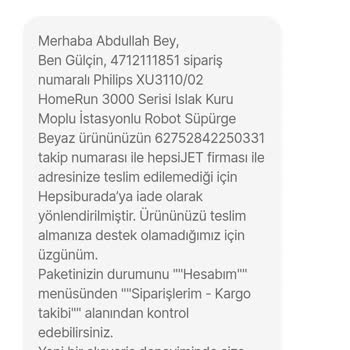 Teslim Edilemeyen Siparişin İadesi Sorunu