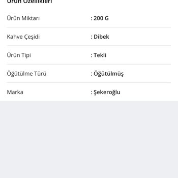 Eksik Gramajlı Ürün Teslimatı