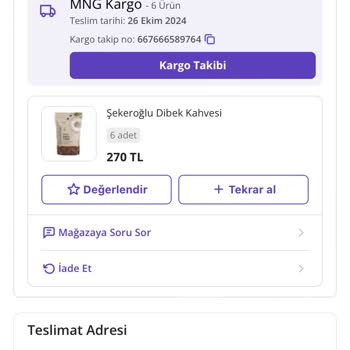 Eksik Gramajlı Ürün Teslimatı