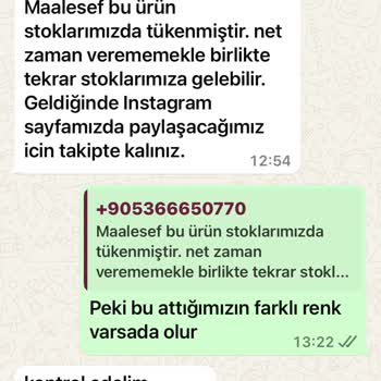 Stokta Olmayan Ürün Ve Yanıltıcı Bilgilendirme