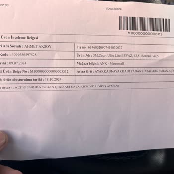 Puma Ayakkabıda Taban Sorunu Ve Koku Şikayeti
