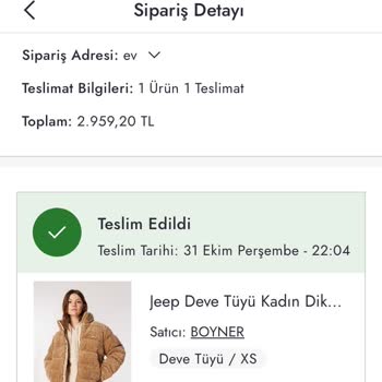 Teslim Edilmeyen Ürün Ve İletişim Sorunları