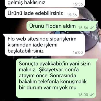 Defolu Ayakkabı Ve Yetersiz Müşteri Hizmeti