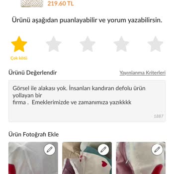 Trendyol'da Hatalı Ürün Ve İlgisizlik Sorunu!