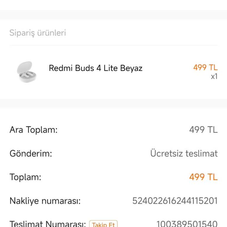 Teslim Edilmeyen Kulaklık İçin Acil Çözüm Bekliyoruz