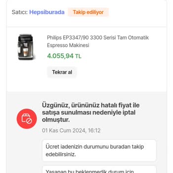 Hepsiburada'da Çifte Standart Ve İptal Şoku