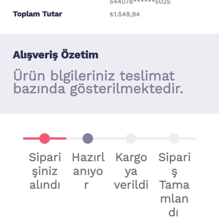 Siparişin Hazırlanması Sürecinde Yaşanan Gecikme