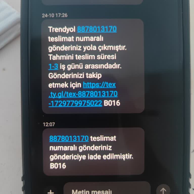 Teslimat Sorunu Ve Yetersiz Müşteri Hizmetleri