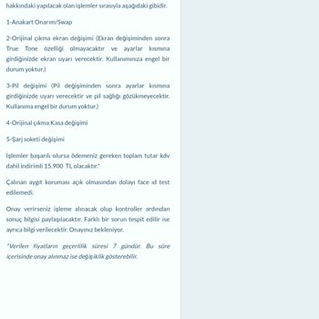 Telefon Servisinde Yaşanan Face ID Sorunu