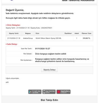 Patlamış Ürün Ve İade Sorunu: N11'de Mağduriyet