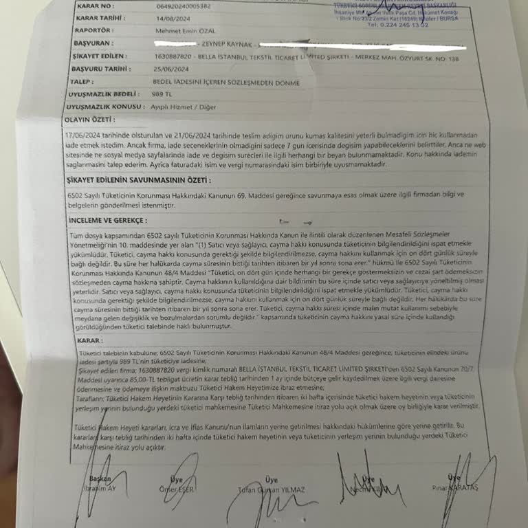 İade Sürecinde Yıldırma Politikası