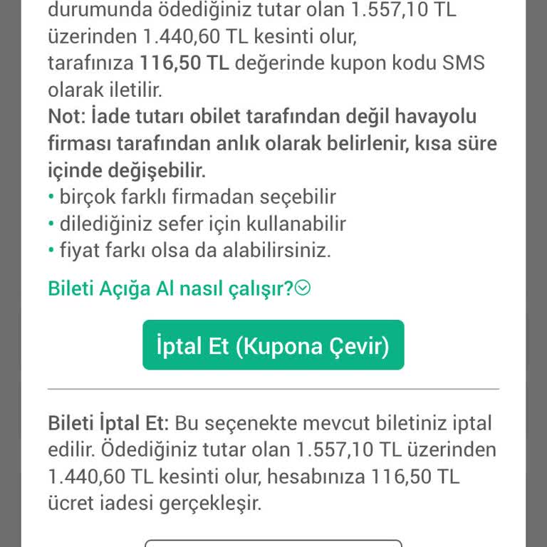 Uçak Bileti İadesinde Mağduriyet Ve Yetersiz Destek