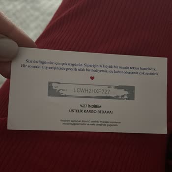LCW Yanlış Ürün Ve Geçersiz Kupon Sorunu