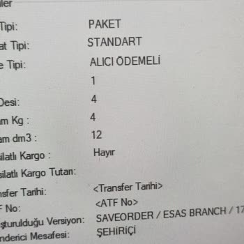 Kargo Hasarı Nedeniyle İade Sürecinde Mağduriyet