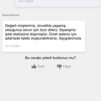Sipariş İptali Sorunu: Ürün Teslim Edilmiyor