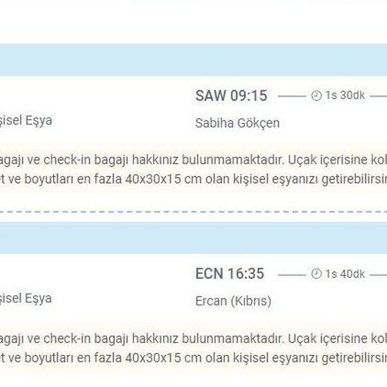 Pegasus İle 5 Saatlik Gecikme Ve Yetersiz İletişim Mağduriyeti