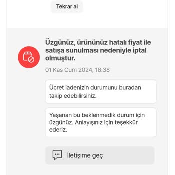 Hepsiburada Premium Üyeliği İle İptal Edilen Sipariş Sorunu