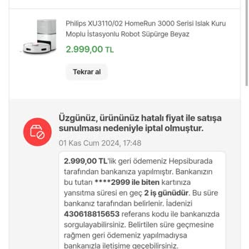 Hepsiburada'da Sürekli İptal Edilen Siparişler Ve Çelişkili Cevaplar