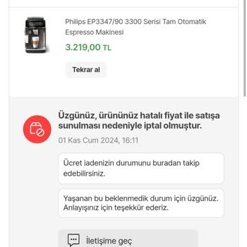 Hepsiburada'da Sürekli İptal Edilen Siparişler Ve Çelişkili Cevaplar