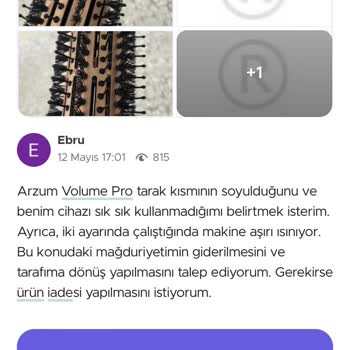 Arızalı Ürün Ve Yetersiz Servis Hizmeti