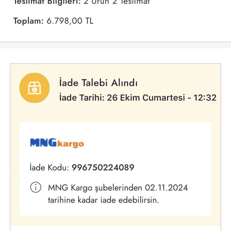 Kargo İade Sürecinde Yaşanan Karmaşa Ve Destek Eksikliği